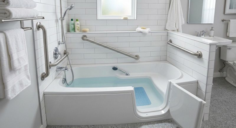 Accessible Tub Installation detail